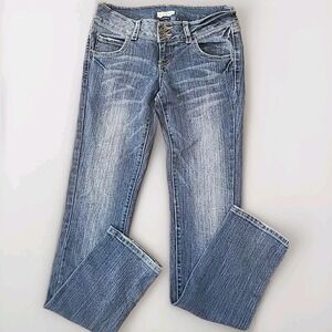 Paris‎ Blues Jeans 9 Juniors Blue Denim Medium Stretchy Skinny Leg Womens